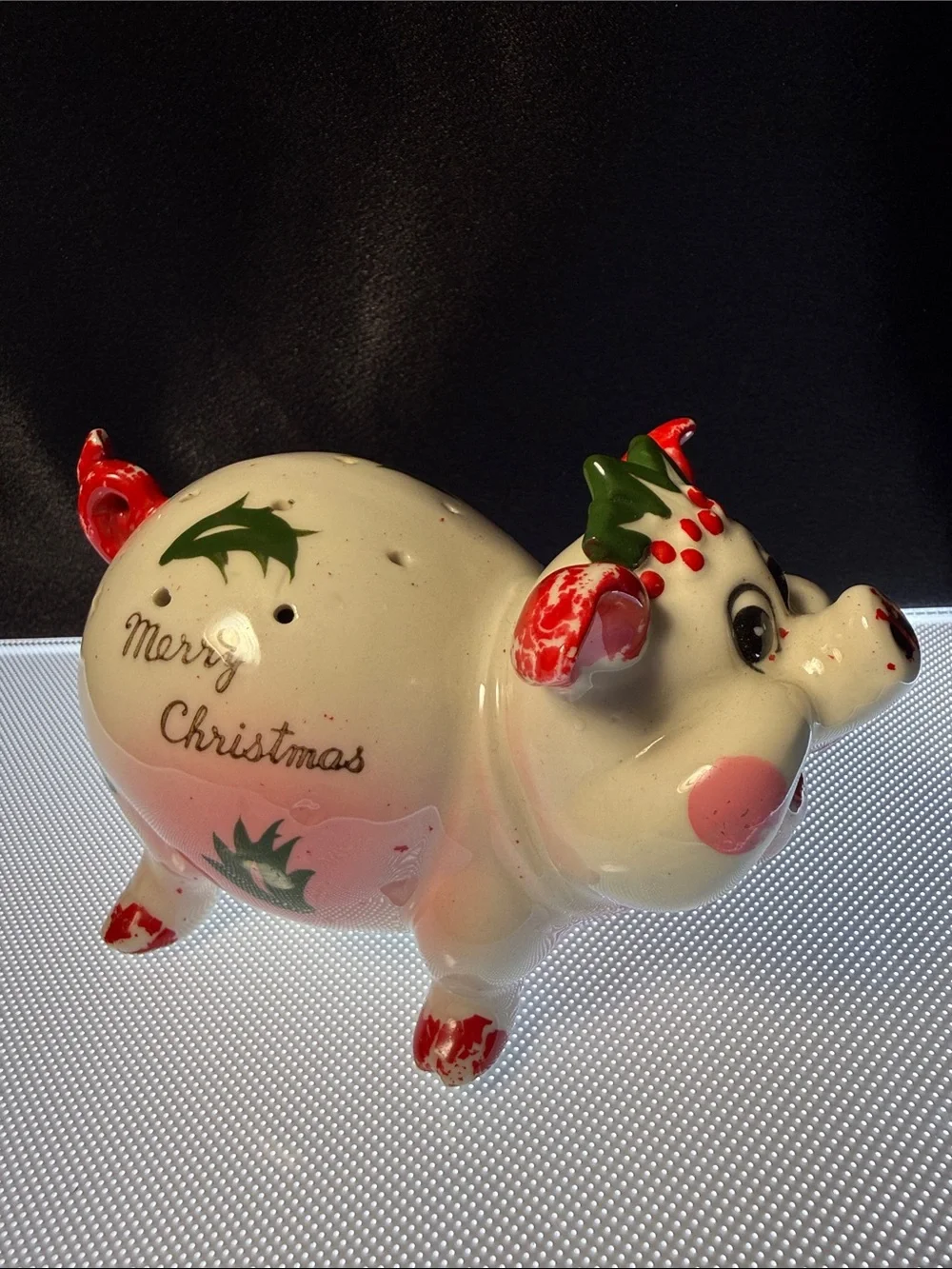 Kreiss Christmas PigToothpick Holder